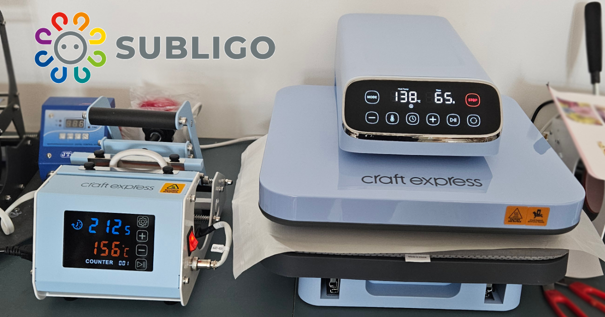 Novo u ponudi: Craft Express termo preše za profesionalce i kreativce!